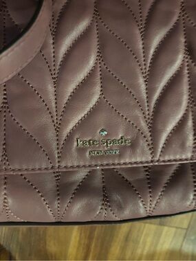 kate spade Mauve Quilted Shoulder Bag